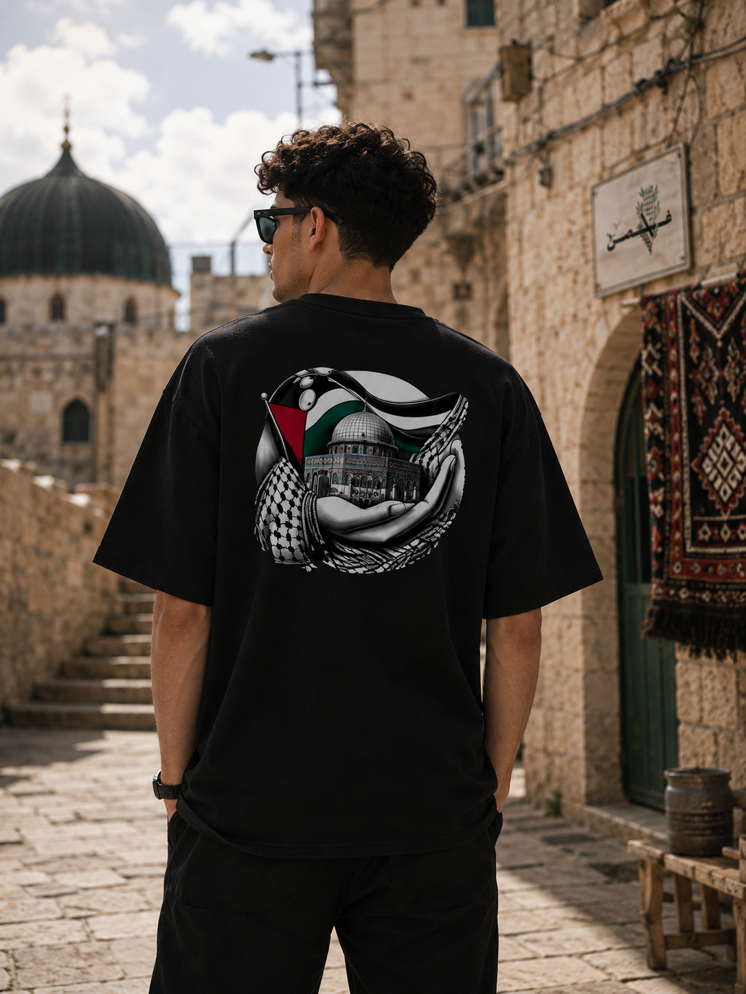 تيشرت "فلسطين تُكتب ولا تُمحى" | غصن