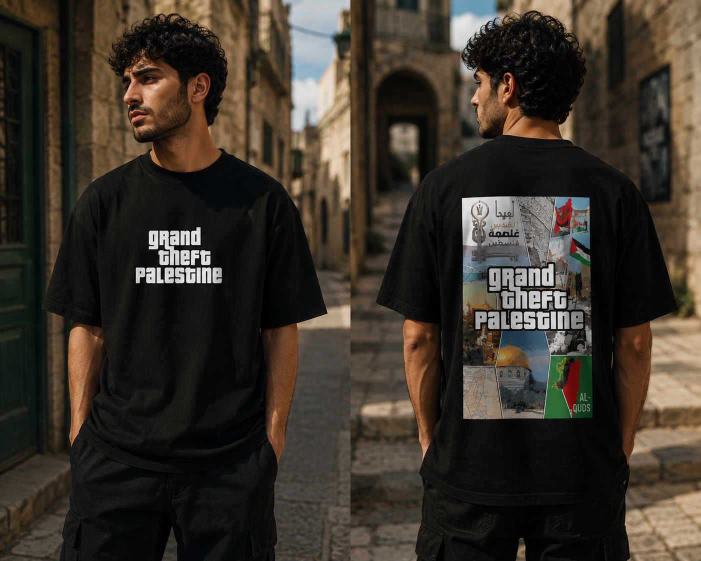 تيشرت Grand Theft Palestine – غصن