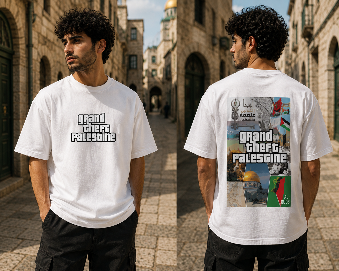 تيشرت Grand Theft Palestine – غصن