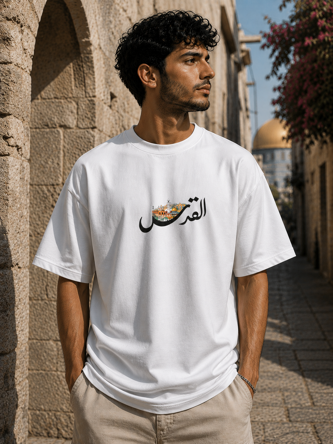 تيشرت القدس – المدينة تسكن داخل اسمها | غصن